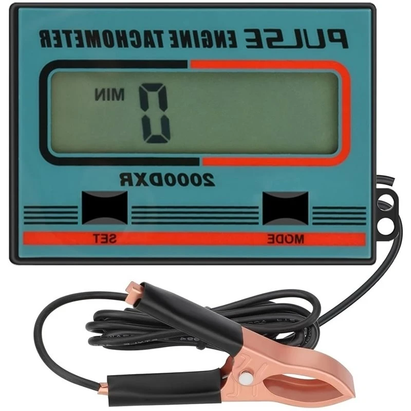 NEW HOT in Stock-Digital Tachometer, 2/4 Stroke Inductive RPM/Hour Meter