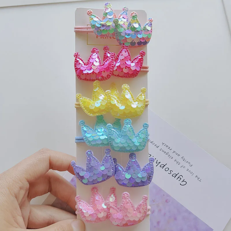 12pcs Sequin Mermaid hairpin Cute Baby Girl hair clip Kids hair accessories Children headdress Factory Price