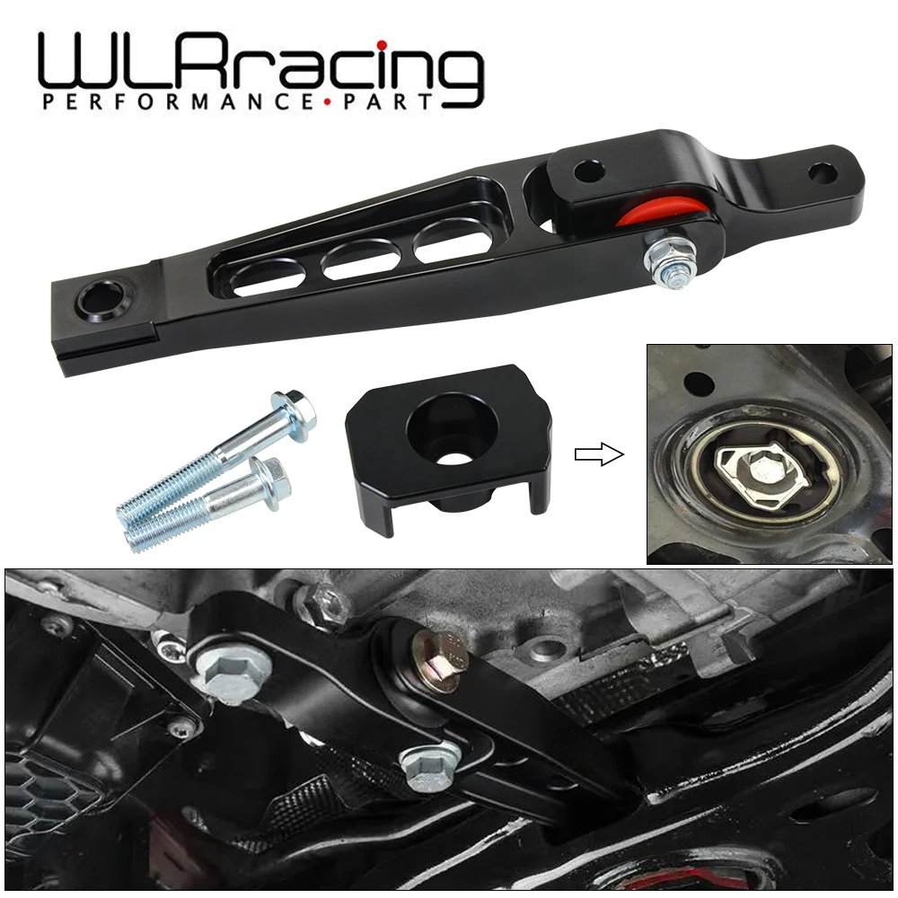 WLR - Spherical Pendulum Mount + Billet MQB Dogbone Mount Insert For 15+ AUDI 8V/8S A3 TT VW Mk7 Golf GTi Skoda Seat 5Q0198037