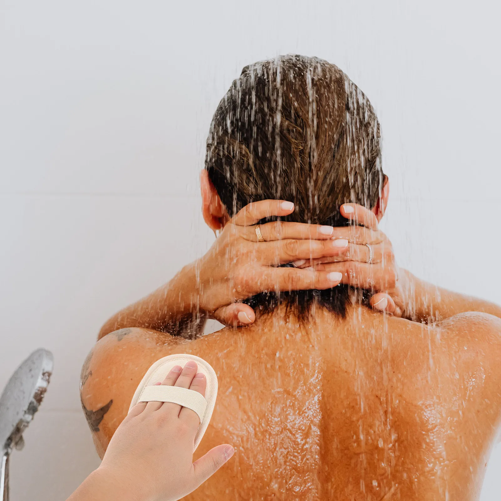 

3Pcs Loofah Exfoliating Pads Natural Facial Body Scrubber Soft Wash Cloth Shower Back Scrubber Cleansing Pad Exfoliating Cloth