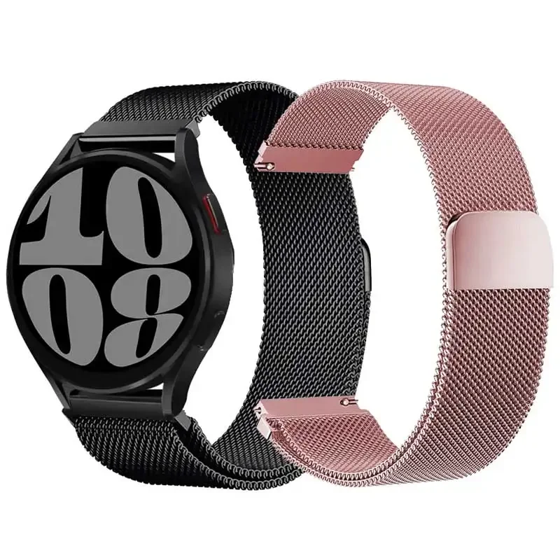 22mm 20mm band for Samsung Galaxy Watch 5-pro-6-4-Classic Milanese loop Metal magnetic starlight bracelet Huawei GT 4-3-2e strap