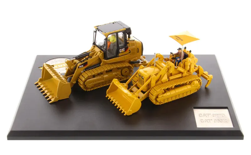 

New DM CatTerpillar 1/50 CAT 977D Traxcavator and Cat 963K Track Loader Gift Set Evolution Series By Diecast Masters 85559