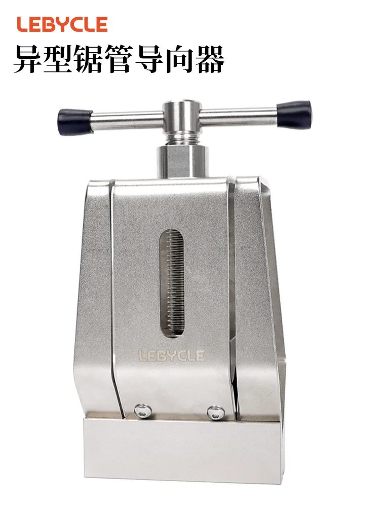 Tool for cutting and securing carbon fiber road bike forks, tapered seatposts, and mountain bike handlebars