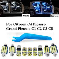 For Citroen C4 Picasso Grand Picasso C1 C2 C3 C5 Aircross Cactus C6 C8 ​Car LED Interior Light Canbus Auto Accessories