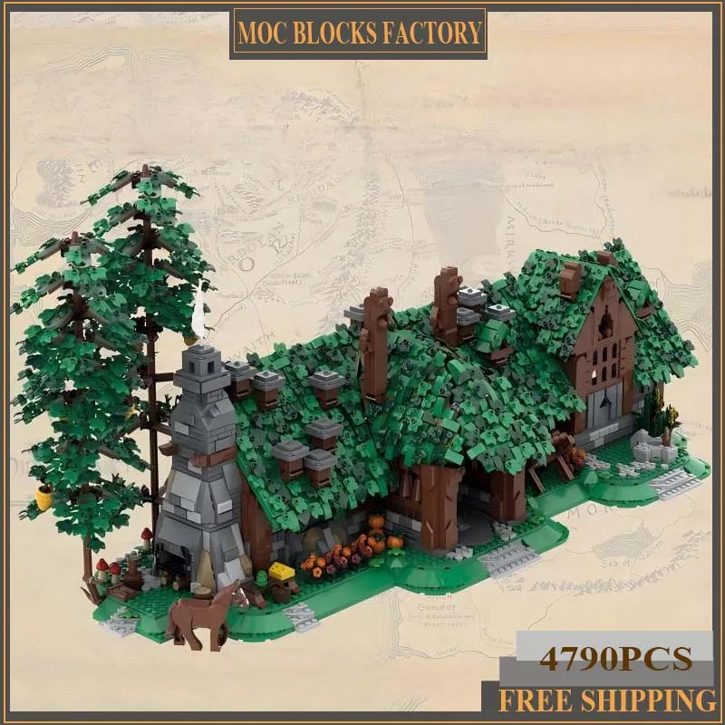 

Rings Movie Model MOC Building Block Musicians' Wilderness Party Modular Technology Gifts Holiday Assemble Children Toys Suit
