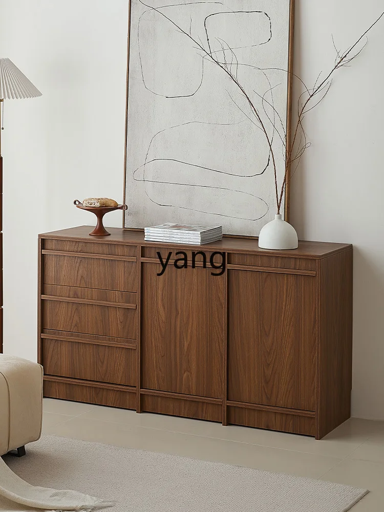 L'm'm Solid Wood Bedroom Locker of Bed End Retro New Chinese Style Living Room against the Wall