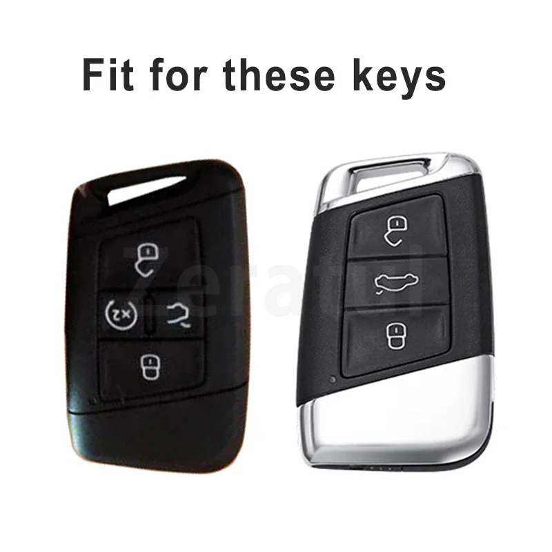 3 5 Button For Skoda Superb A7 Kodiaq For VW Magotan Passat B8 VW Golf Gte TIGUAN MK2 TPU Remote Key Case Fob Shell Cover Holder