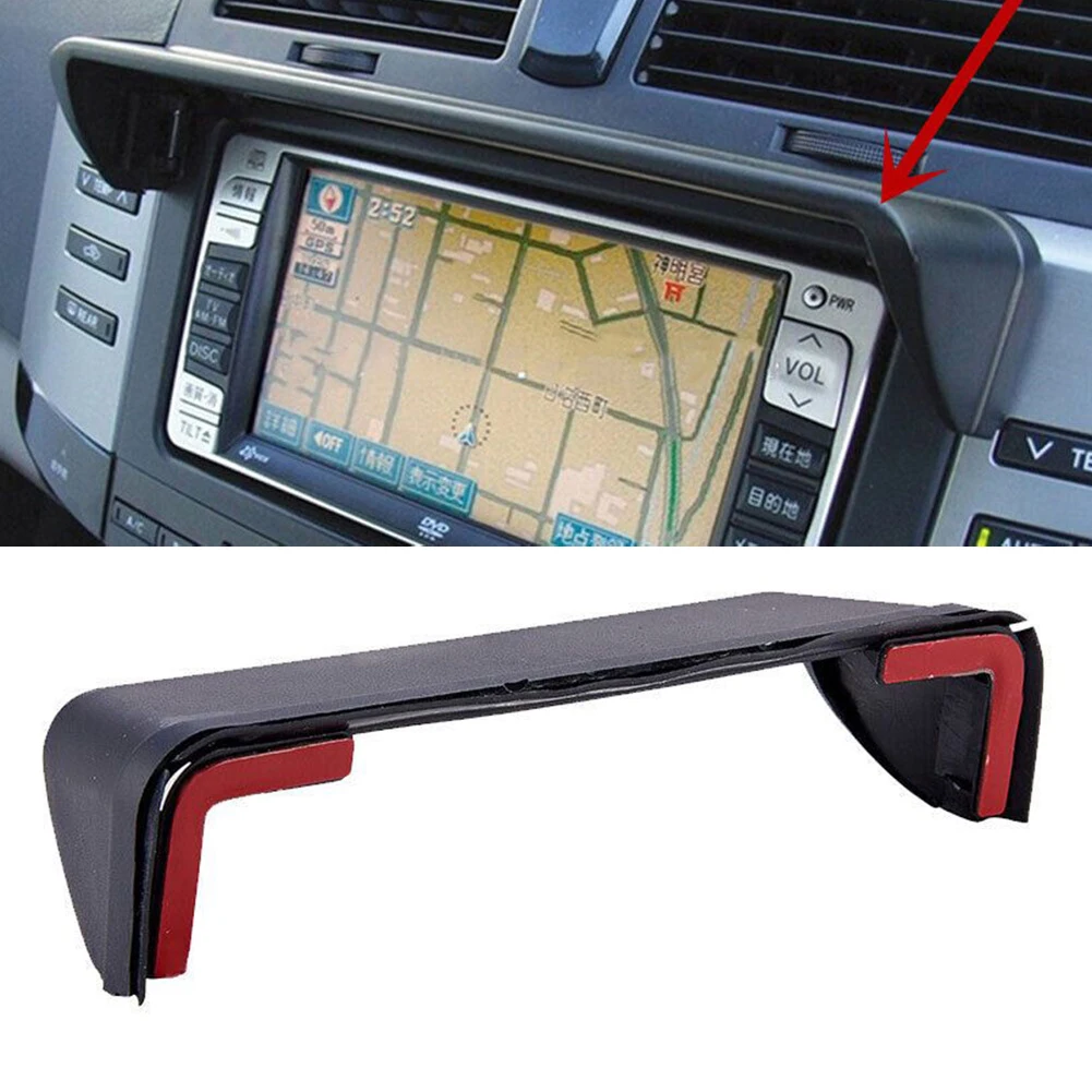 Car GPS Sun Shade Cover Anti Glare Car Sun Visor Universal Navigation Hood For 8 Inch Car GPS Navigation Car Radio Player