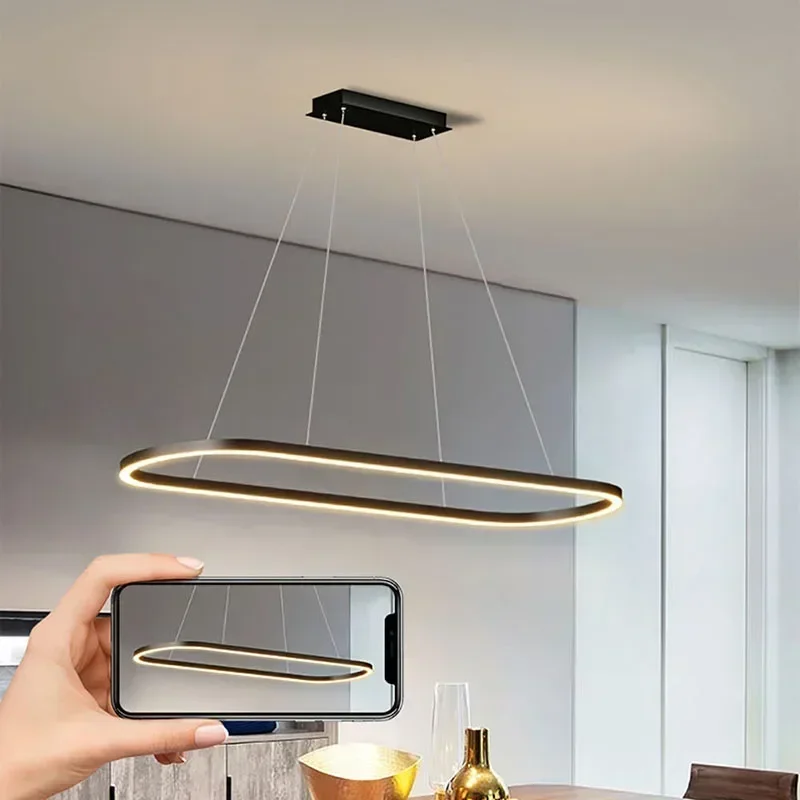 Plafonnier LED au Design Moderne, Luminaire Décoratif d'Nik, Idéal pour un Salon, une Salle à Manger, une Cuisine, un Hôtel ou une Chambre à Coucher