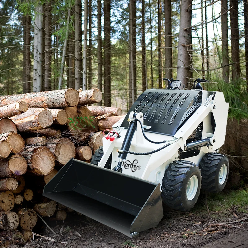Cheap Mini Skid Steer Loader for Sale Diesel Mini Skid Steer Loader with Bucket Wheel Loader Customize Skid Steer Loader