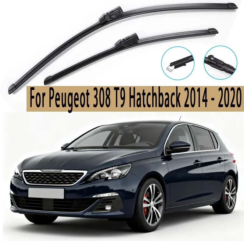 

Wiper LHD Front Wiper Blades Set For Peugeot 308 T9 Hatchback 2014 - 2020 Windshield Windscreen Window 24"+18" Accessories