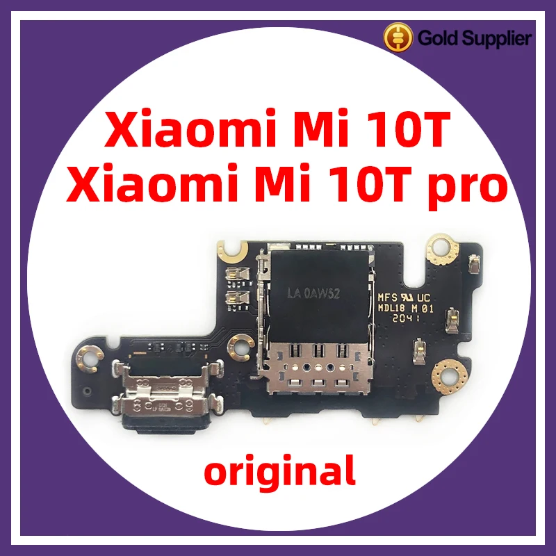 

Original For xiaomi Mi 10T 10T pro Dock Connector USB Charger Charging Port Flex Cable Board Replacement