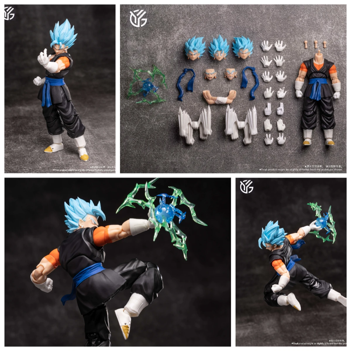 

24-часовая доставка YGmw Studio OCToys Dragon Ball Fusion Warrior Vegetto 07 Фигурка Модель игрушки