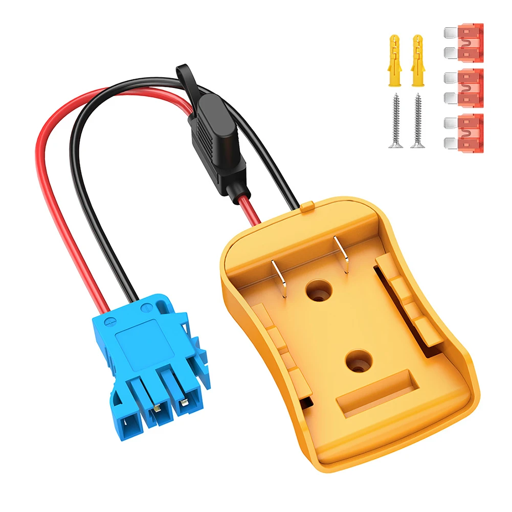 Fuses Included Ride-On Toy Connector Color: Yellow Adapter Harness Connector 40A Fuse Included Children's Toy Power Source