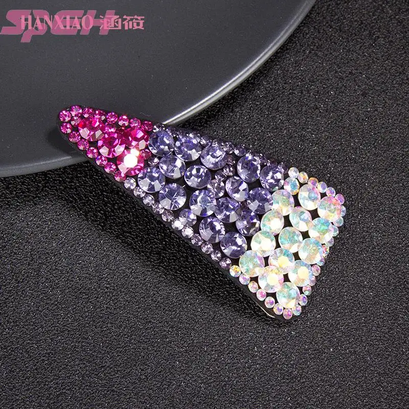 Liu Haijia BB clip drops of water studded side clip Korea adult female simple fashion color hair clip rhinestone headdress