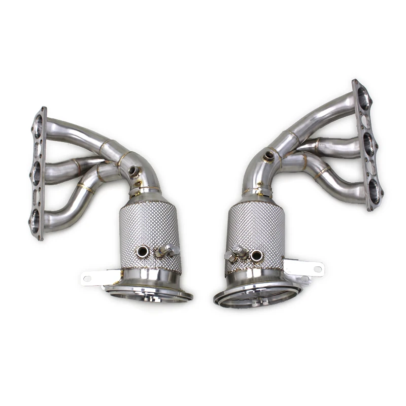 

Auto Catted Manifold Header For Porsche 911 992 Carrera GT3 4.0 2017-2024 Engine High Flow Catalyst Downpipe Header Race Exhaust