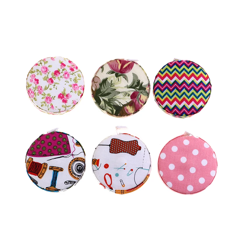 National Trendy Printed Leather Tape Measure Retractable Measurement Clothing Mini Tape Measure Creative Small Gift Soft Ruler