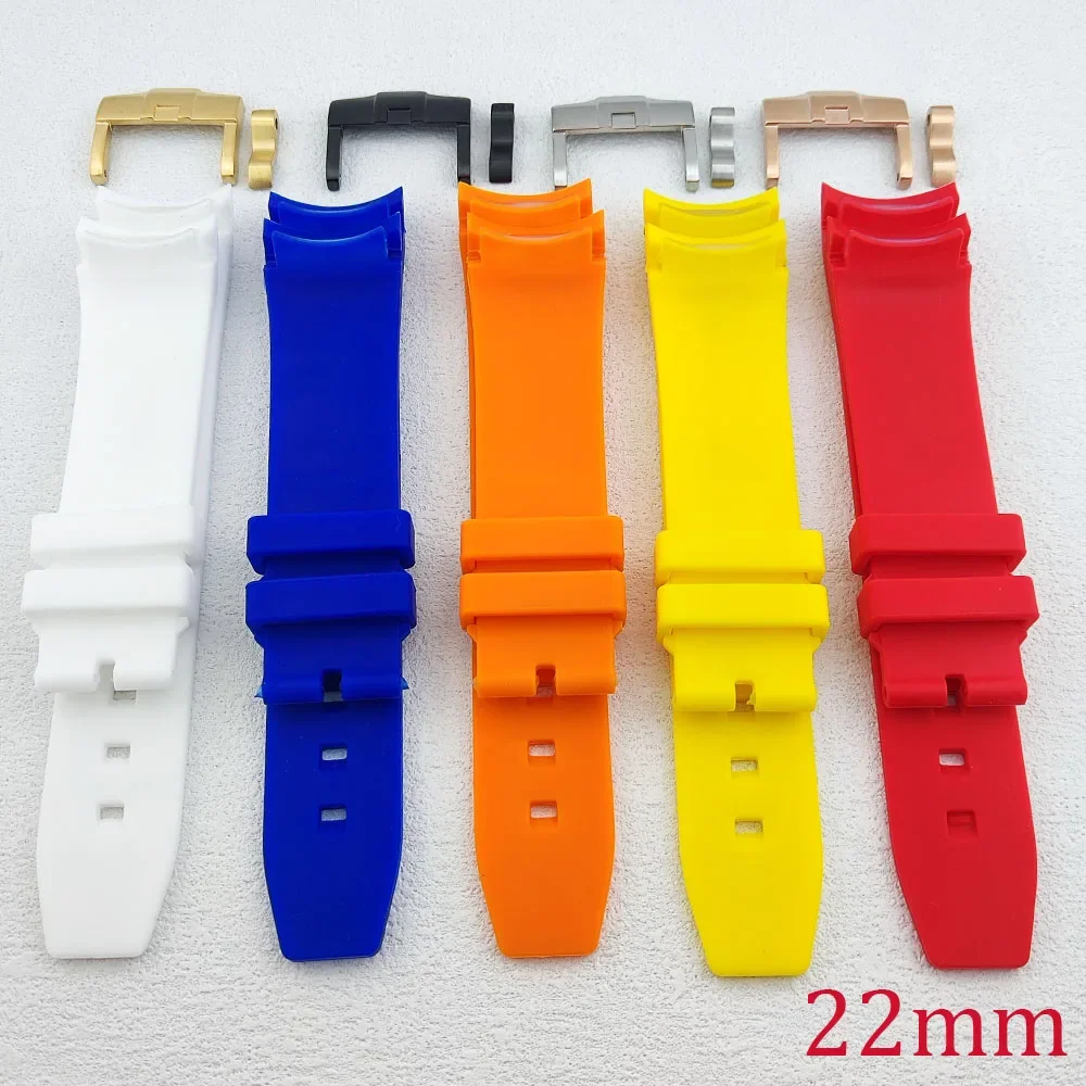 skx007 watch strap 22mm universal strap NH35 strap Silicone rubber watch band fors skx007 available in a variety of colors