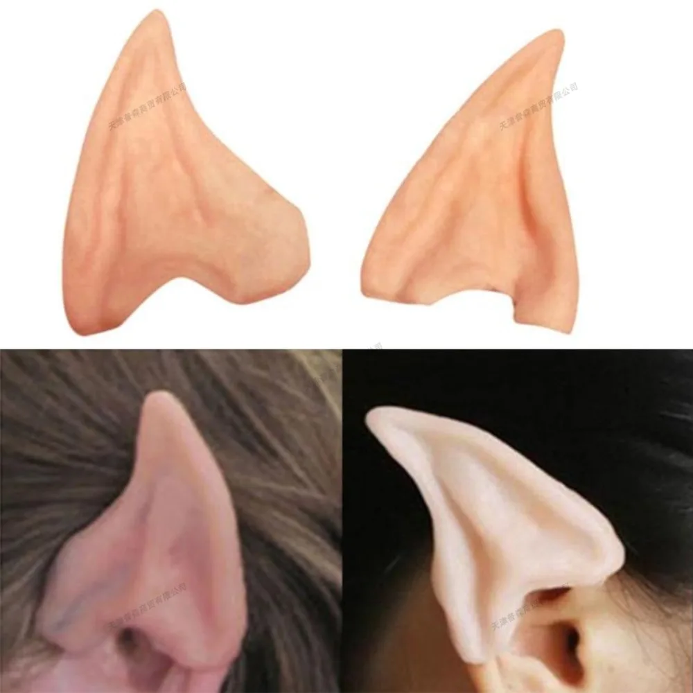

Fairy Ears for Cosplay Decorative Accessories for Halloween and Christmas Parties Easy to Wear Pointed Tips for Transformation