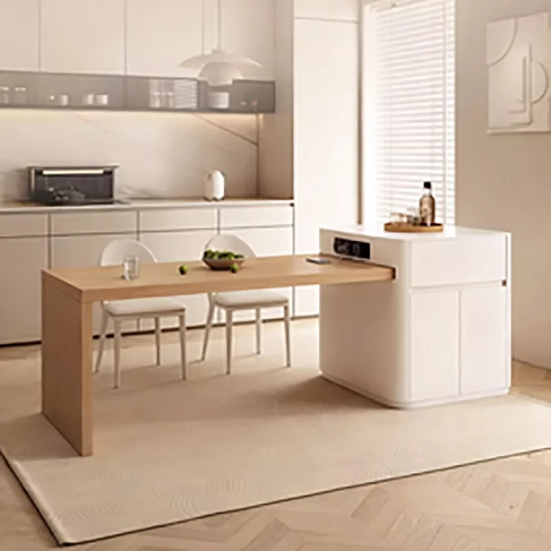 イタリアンモダンキッチンアイランド エレガントなデザイン クラシックでミニマルなキッチンアイランド 絶妙で耐久性のあるキッチン家具