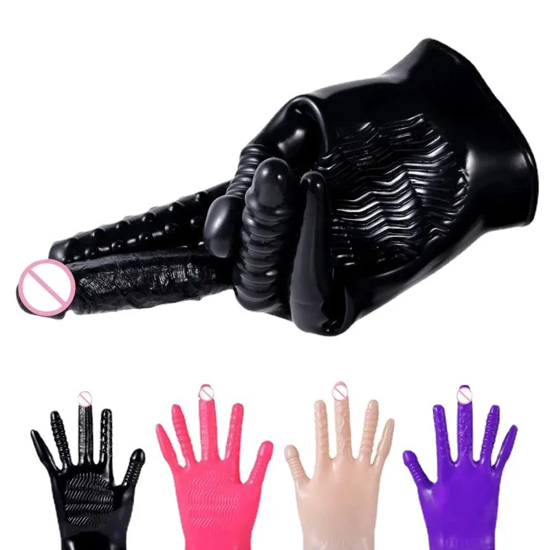 SM Shock Glove Upgrade Magic Palm Multiple Plays Sex Toys Women\'s Masturbation Palm Adult Supplies