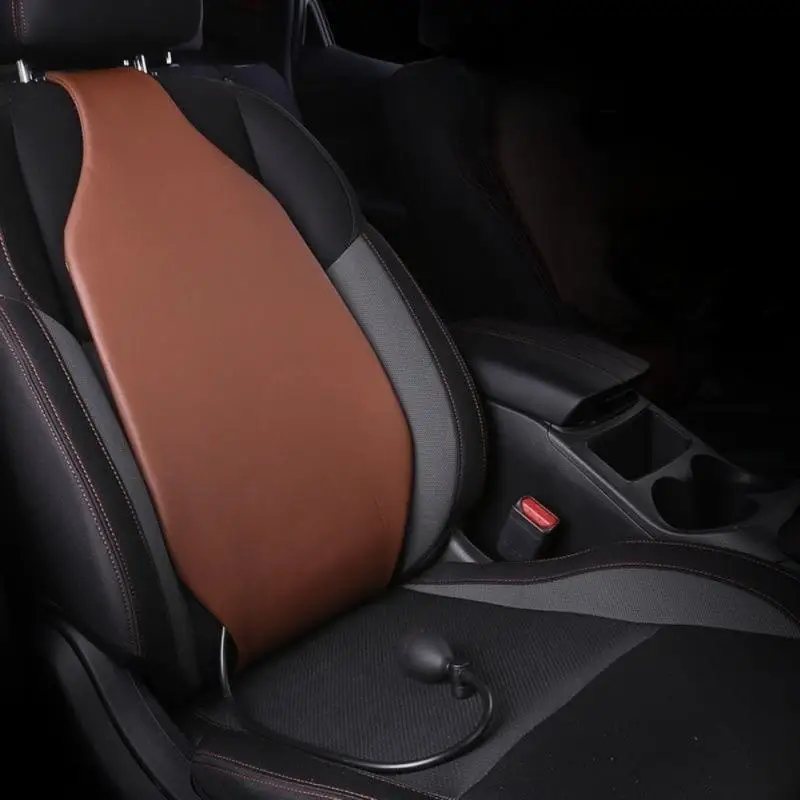 Car Dynamic Air Bag Support Lumbar Cushion Smart Lumbar Support Pillow For Cars Auto Universal Seat Back Waist Rest Protector