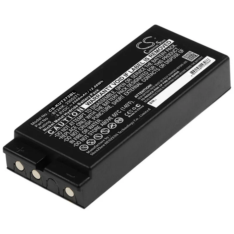 

Cameron Sino Batteries Remote Control 4.8V 2500mAh 2305271 BT24IK BT27iK-1 For TM70/3 TM70/8 T70/3 T70/4 T70/8 IK3 IK4 IKONTROL