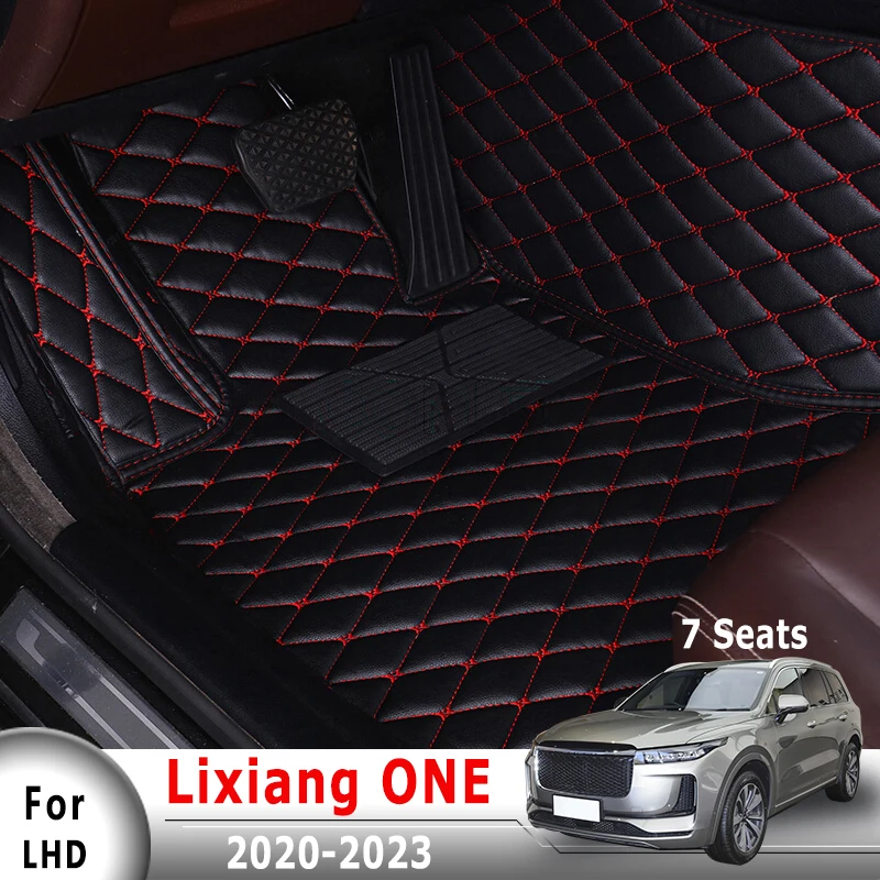 

For Li Auto Lixiang Leading Ideal One 2023 2022 2021 2020 (7 seats) Car Floor Mats Rugs Auto Interior Carpets Accessories Parts