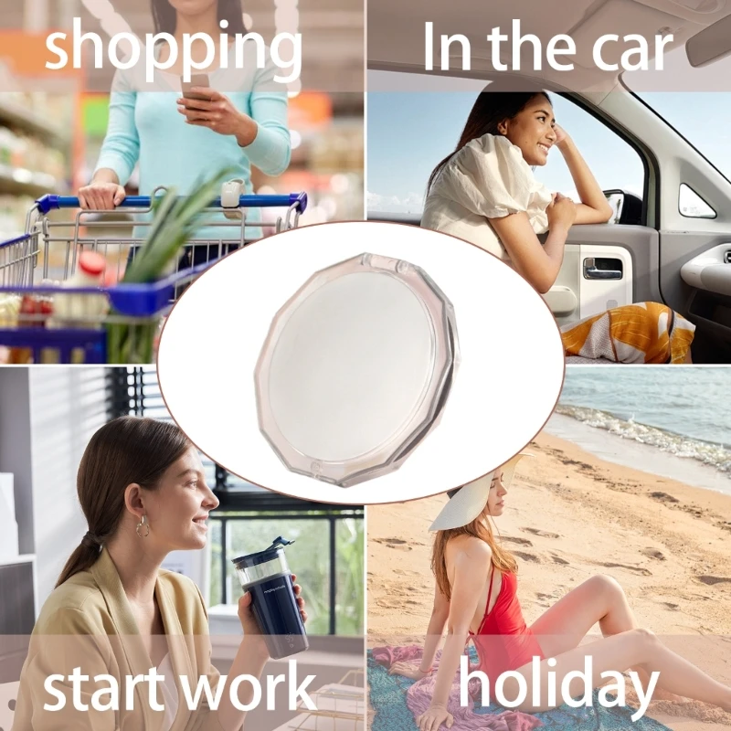 Gương mặt phóng đại 7x được nhân đôi Thích hợp cho túi xách du lịch và trang điểm tiết Ứng dụng Dropshipping