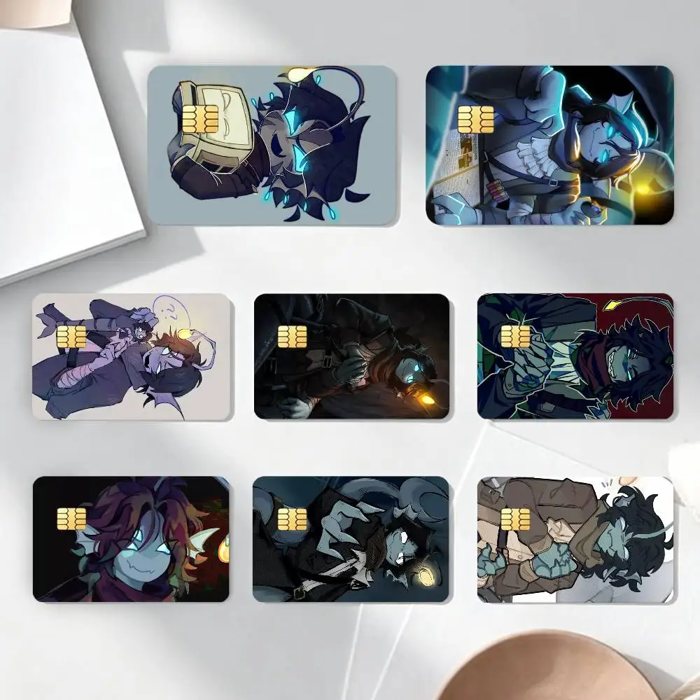 P-Pressure-E S-Sebastian-S Stickers Credit Debit Card Film Skin Sticker Credit Card Skin Stickers For Bank Card Bus Metro