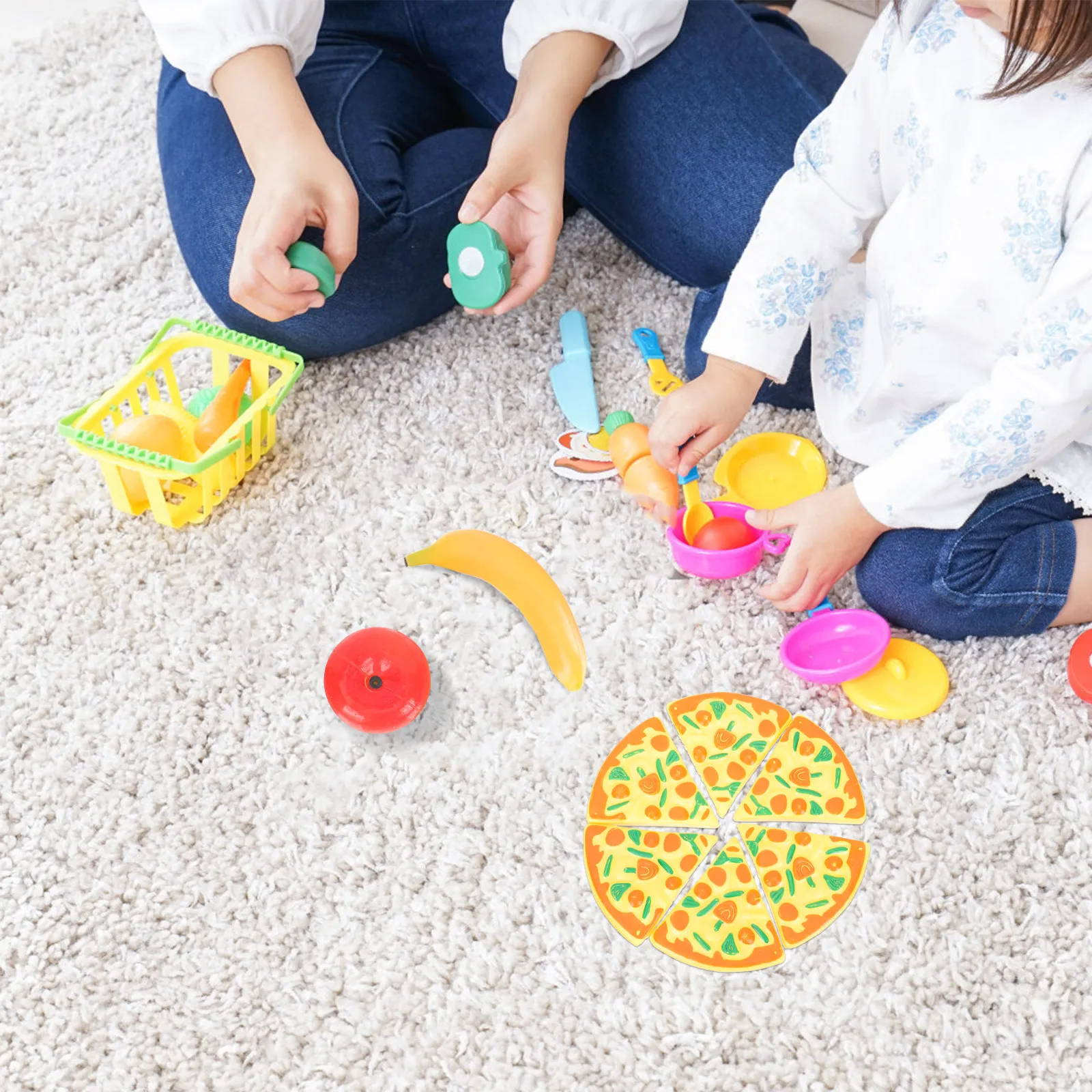 2Pcs Early Educational Musical Fruit Shakers Percussion Instruments Lightweight Children's Rhythm Development Baby Hand