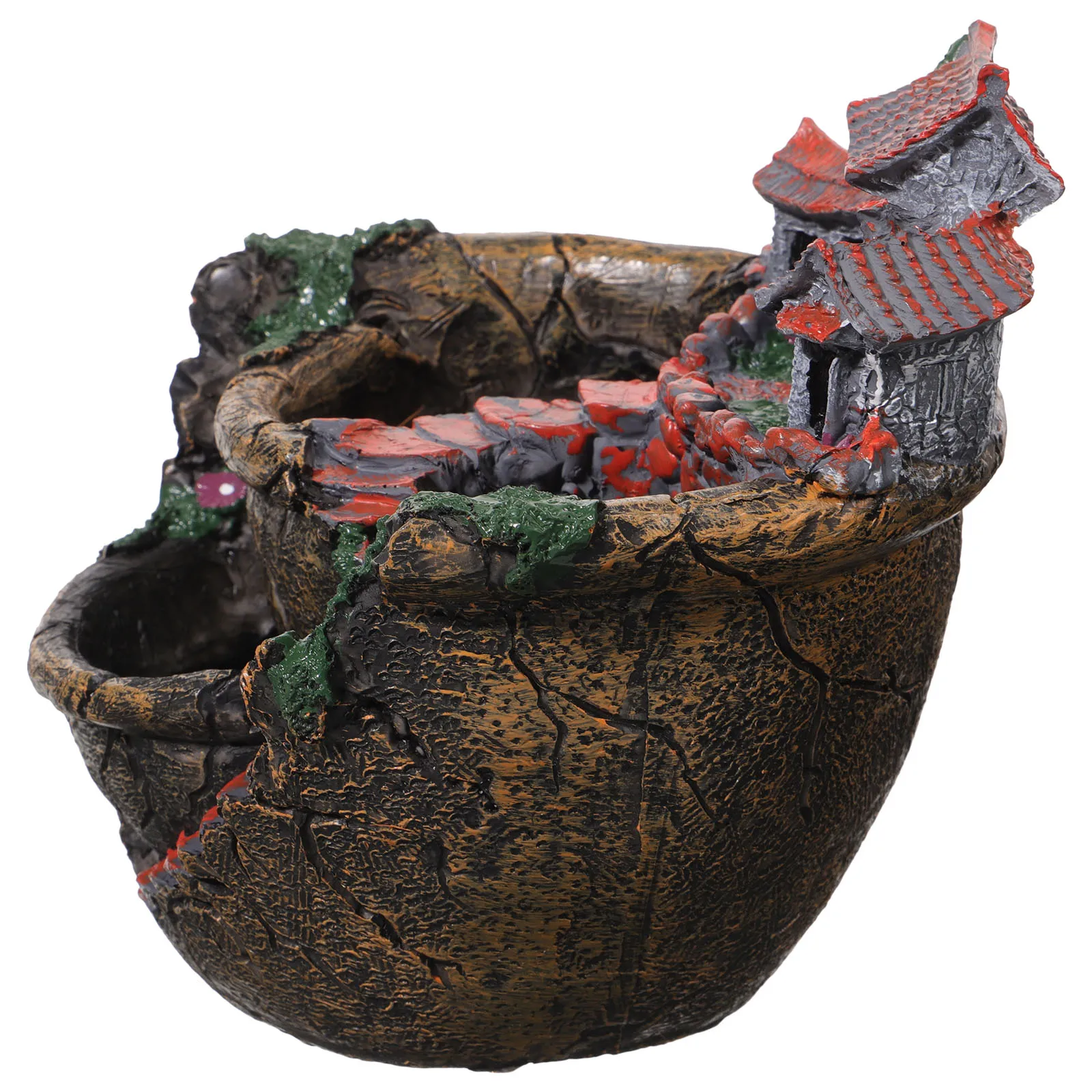 

Creative Micro Landscape Flower Pot Set Hanging For Succulent Plants Adorable House Decoration Orange Stylish