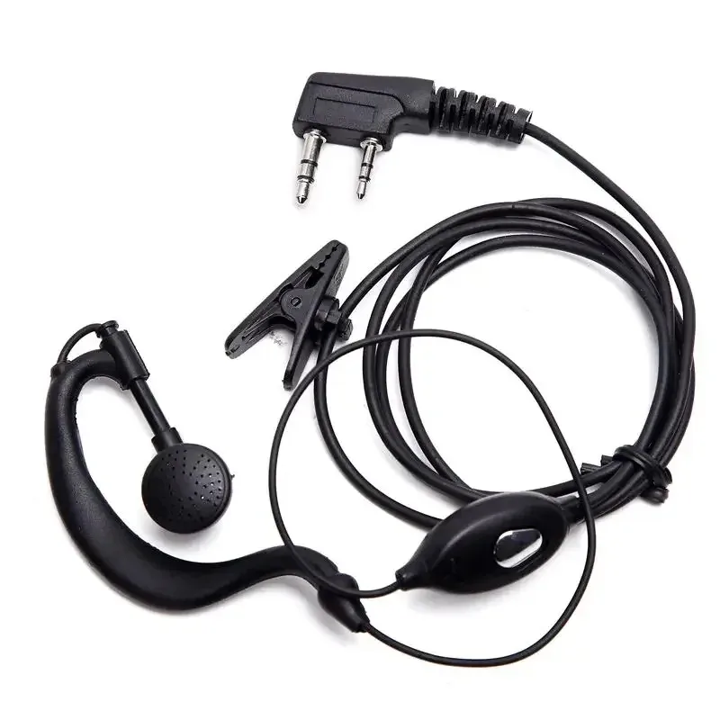 Тактический наушник Quansheng UV-K5/K6/5R+ и Baofeng UV-13/16/17Pro, водонепроницаемые наушники PTT с шумоподавлением IP54, 3,5/2,5 мм