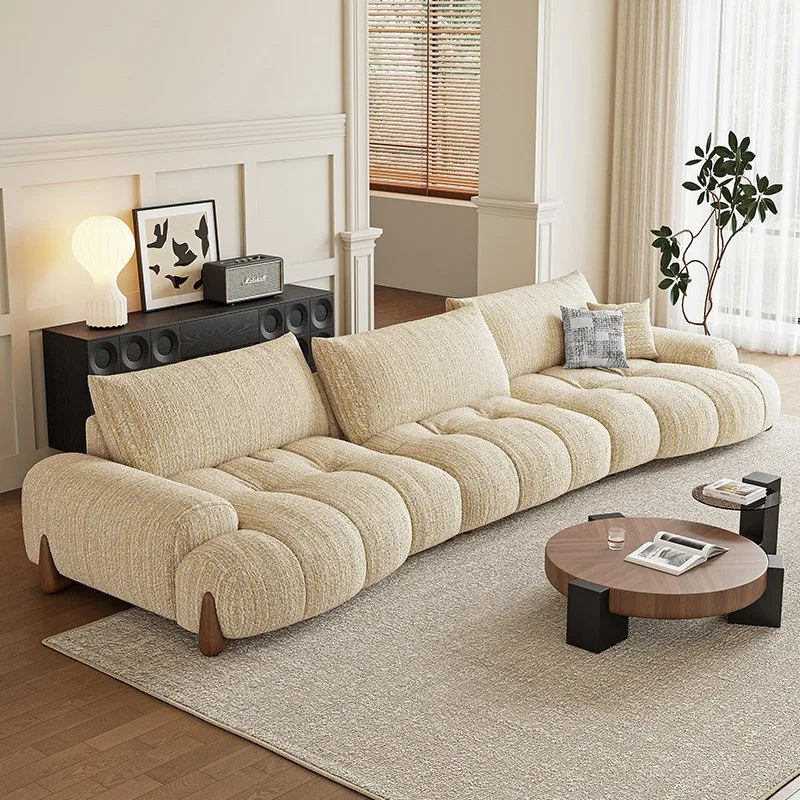 Size apartment living room designer creative adjustable backrest circle yarn sofa