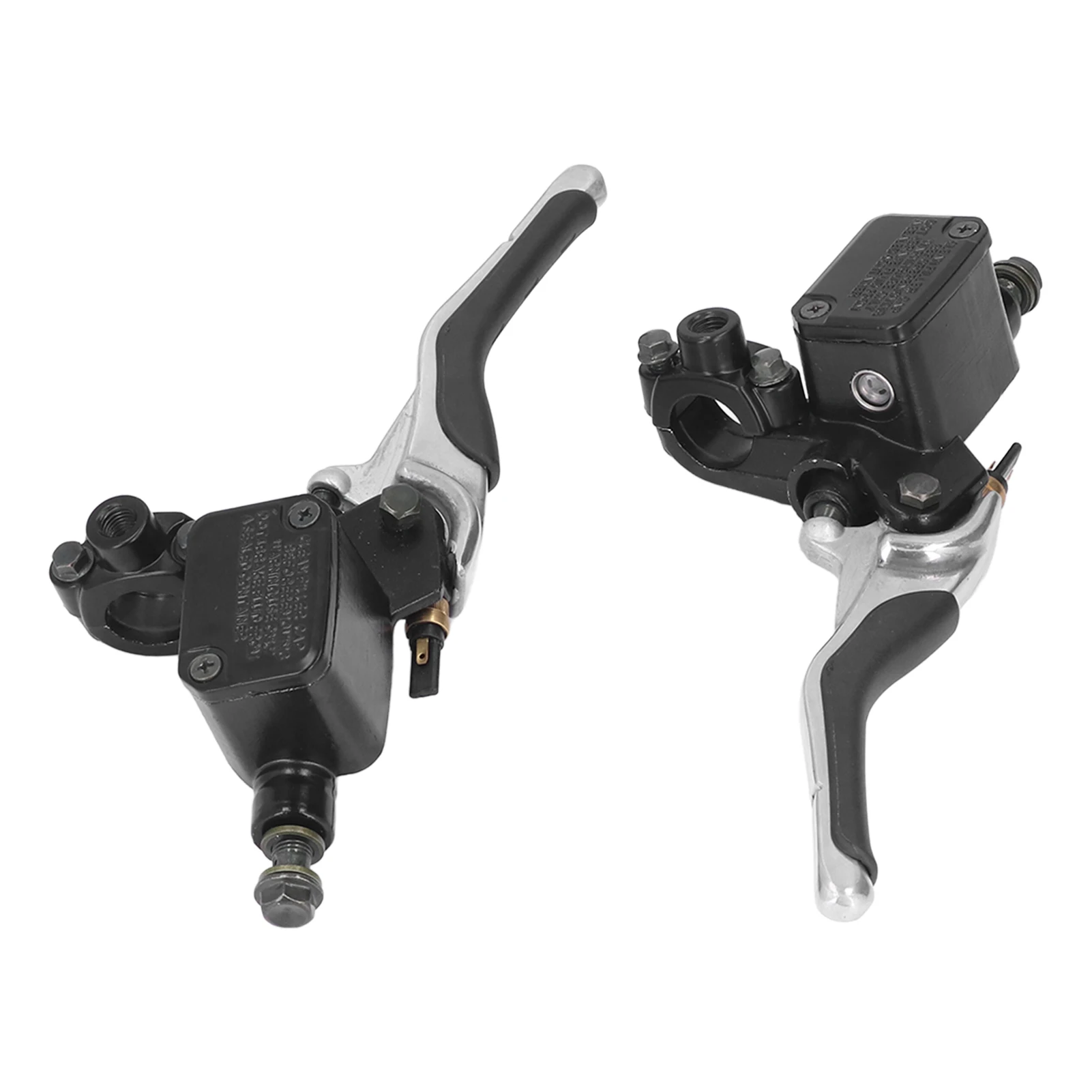 Motorcycle Brake Handle Lever Aluminum Alloy CNC Left Right Set Compatible With YQ50 Aerox 1997-2013 MBK Nitro 1997-2006 Black