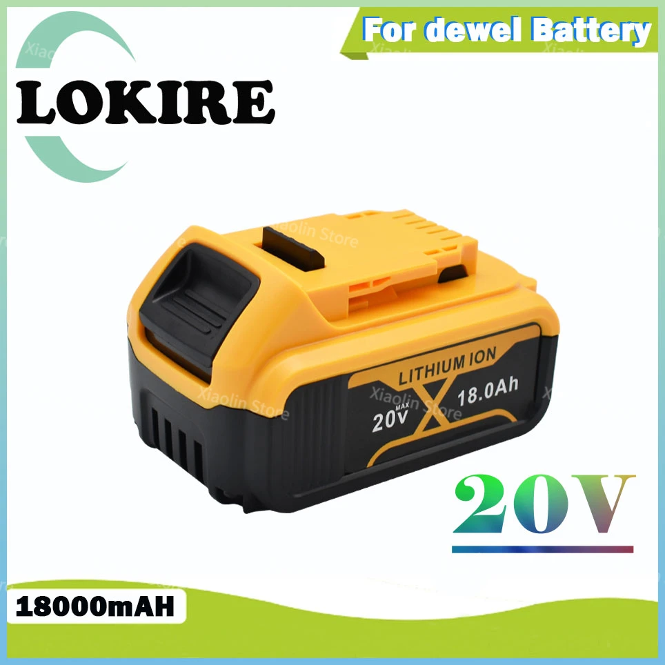 

Suitable for dewei DCB200 20V18000mAh battery 18.0Ah replacement lithium-ion battery DCB207 DCB204 DCB203 power tool LED battery