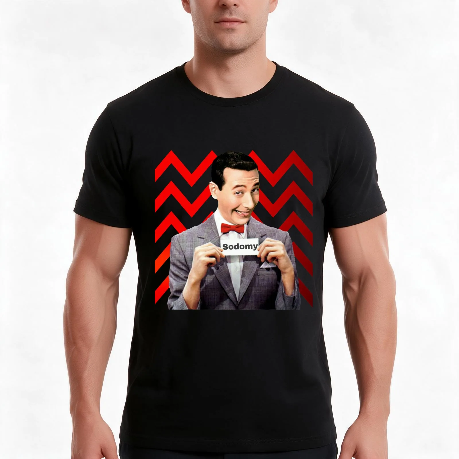 Pee Wee Herman- Sodomy T-Shirt Summer Casual Cotton Tee Oversized Streetwear Tops Vintage Graphic Print Unisex Men Women