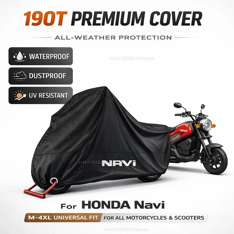 

Чехол для скутера HONDA DREAMWING Navi 110 Navi 2016-2022 190T, водонепроницаемый, пылезащитный, с защитой от ультрафиолета, всесезонный