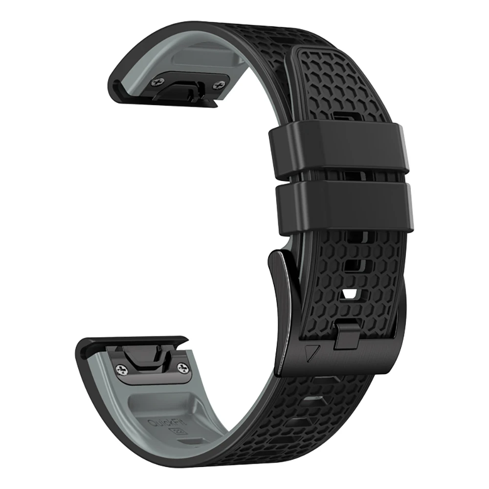 Correa de silicona Quickfit para reloj Garmin Instinct 2, 2X, Fenix 7, 7X Pro, 47mm, 51mm, 6, 6X Pro, 5X, 5 Plus, 3HR, Enduro2, 22, 26mm