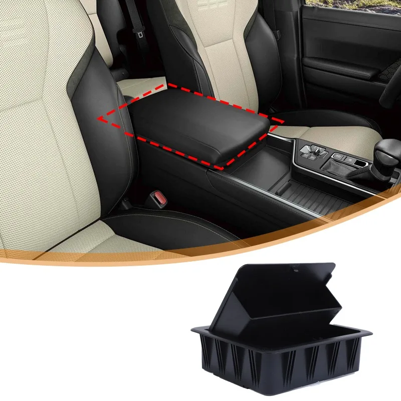 صندوق تخزين الخصوصية لمسند الذراع لوحدة التحكم المركزية ABS لملحقات السيارة Lexus GX 2024+ #2