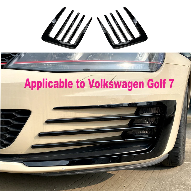 Applicable to Volkswagen Golf 7 high 7 golf Mk7 GTI 2013-2016 front air knife grille sticker modification