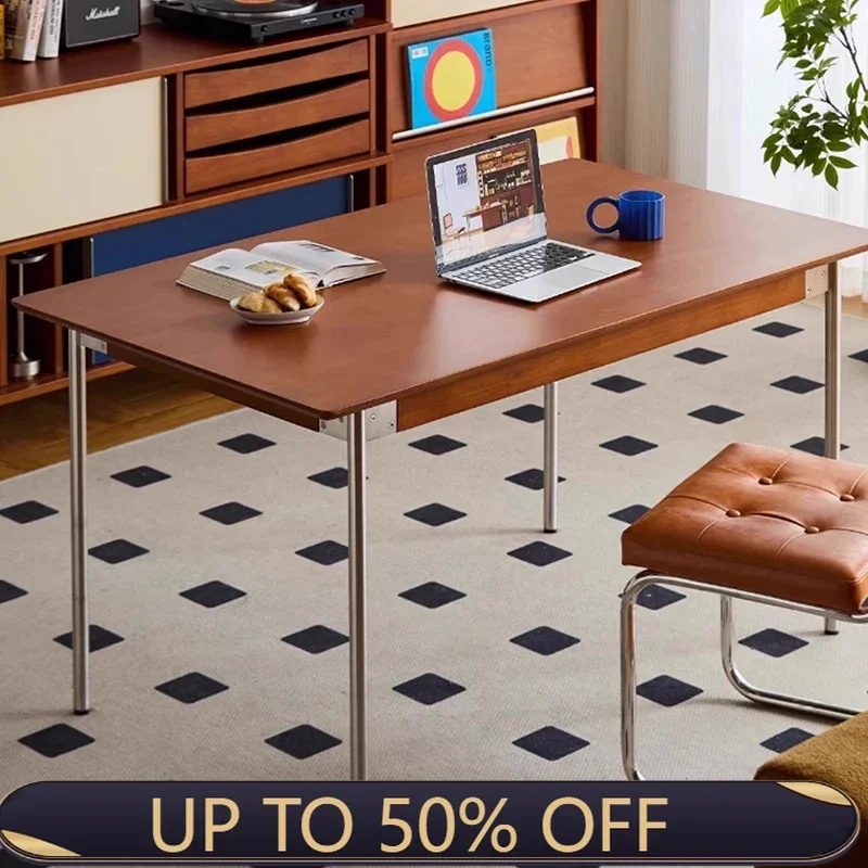 Solid Wood Office Table Bedroom Large Laptop Table Modern Minimalist Office Desks Studio Drafting Desk Narrow Coffee Tables