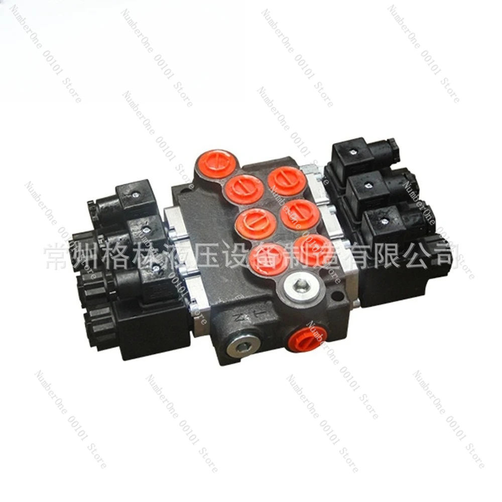 Electromagnetic control integral valve integral valve electro-hydraulic control multi-way valve