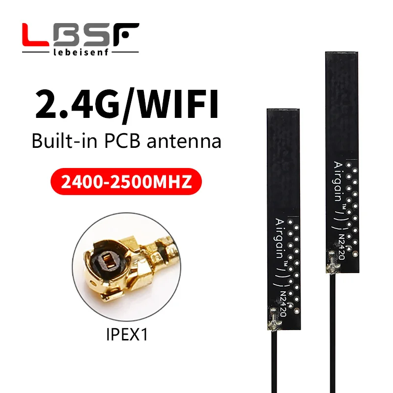 10 szt. Wbudowana antena Bluetooth 2.4g antena WiFi o wysokiej mocy antena PCB dookólnego gaszenia powietrza