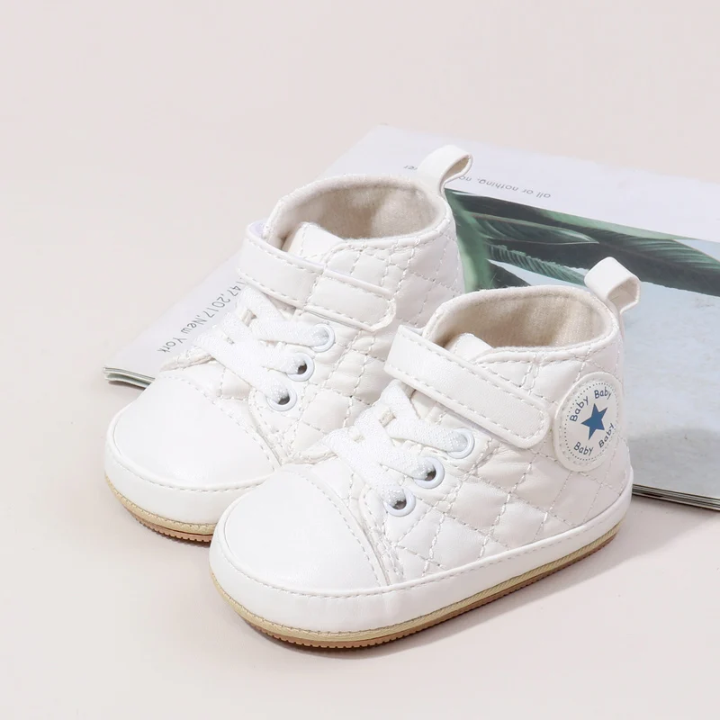 2025, für Jungen und Mädchen, Frühling und Herbst, modisches Design, TPR-Sohle, rutschfeste Wanderschuhe, hochwertige, atmungsaktive Prewalker-Schuhe