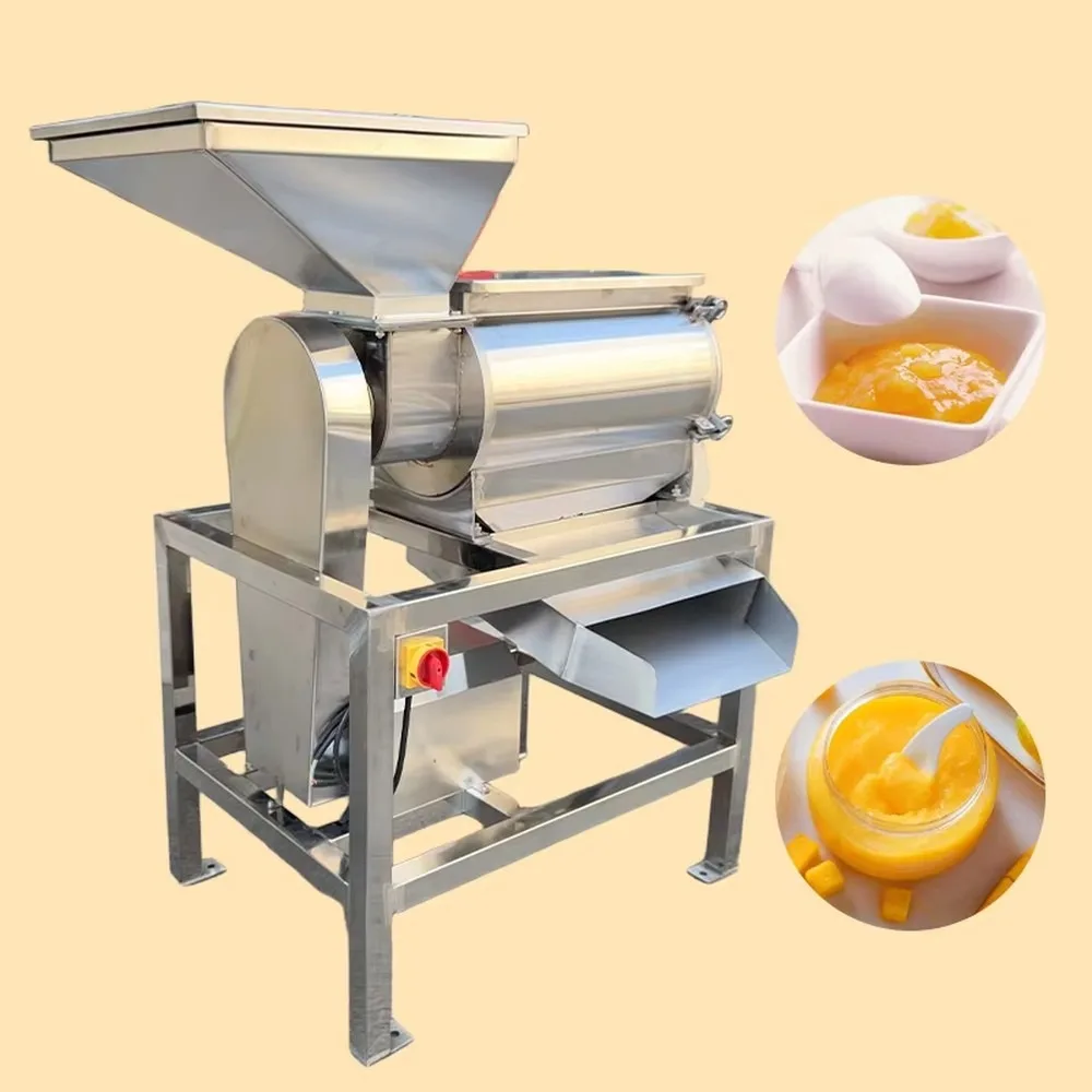 Commercial for Apple Pulp Extractor Single Channel Jam Mixer Machine Stainless Steel Fruit Pulp Processing Maker for
