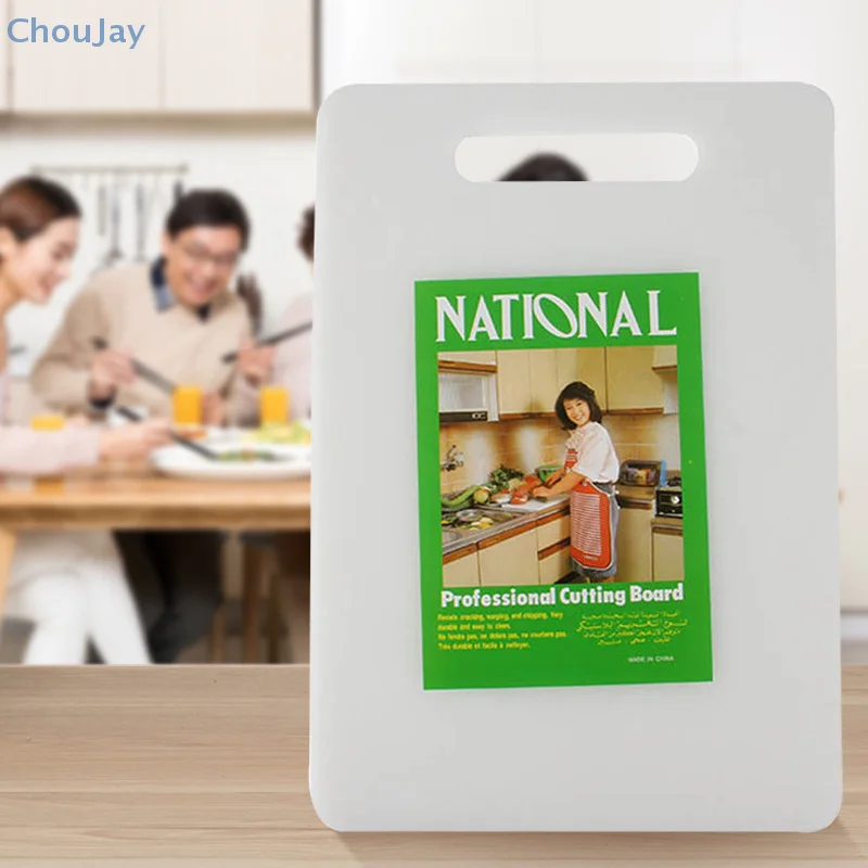 Placa de cortar de plástico resistente, antiderrapante, placa de corte de alimentos, quadrado, material plástico pe, suprimentos de cozinha, preparação de alimentos