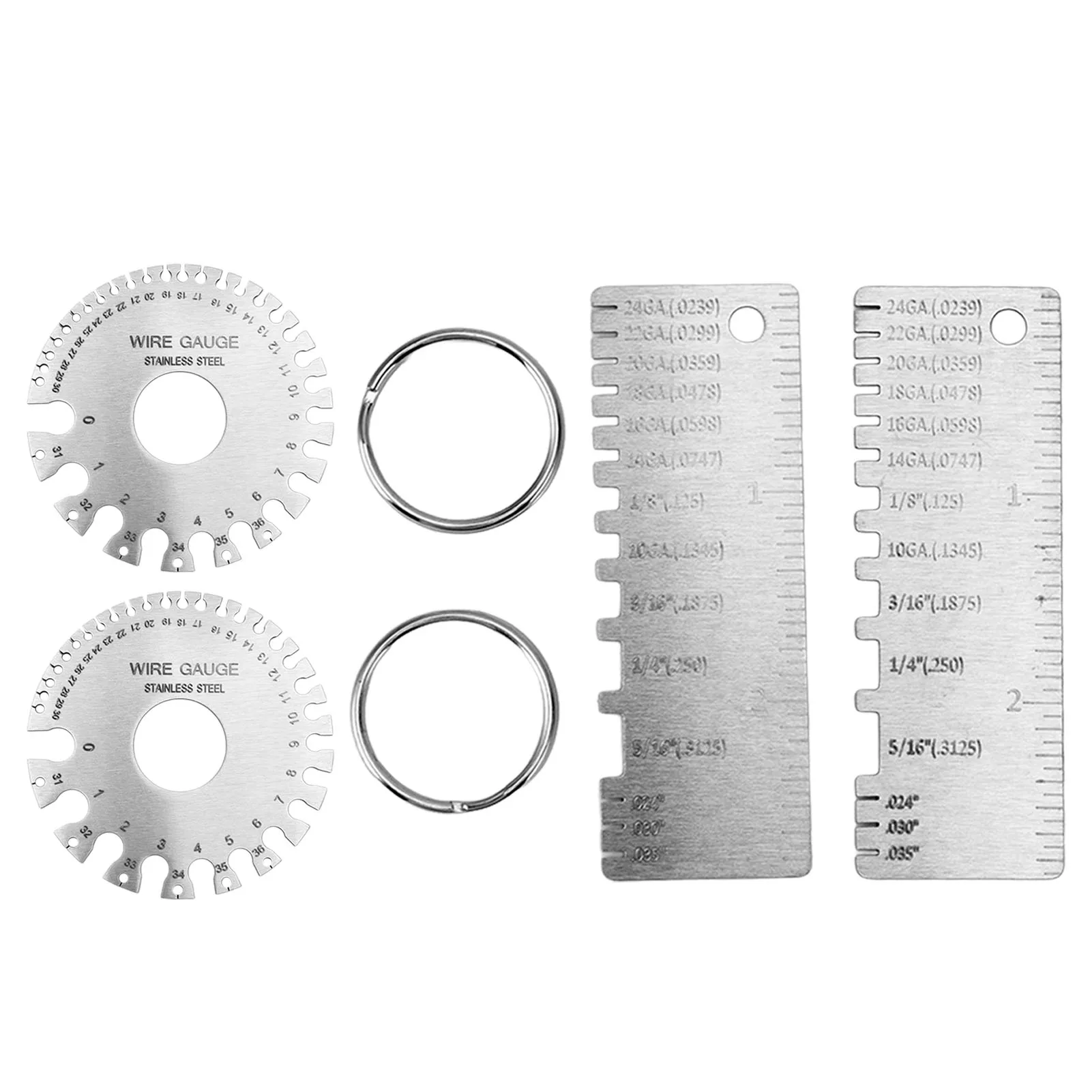 

Измеритель толщины из нержавеющей стали, профессиональный стандартный инструмент для измерения металлических листов и сварных швов