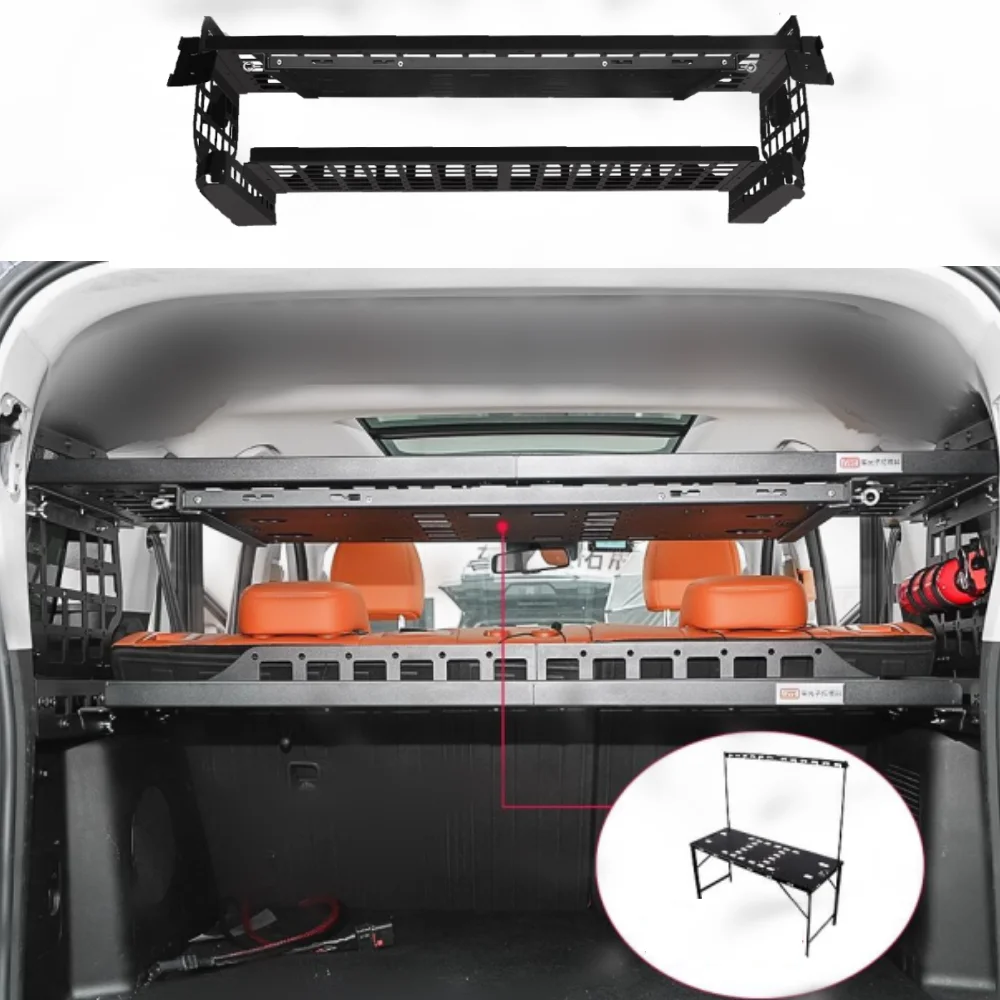 CGZ Camping Table and Trunk Luggage Storage Modualr Panel Two Shelves Fit for Haval H9 5 Seater 2024 2025