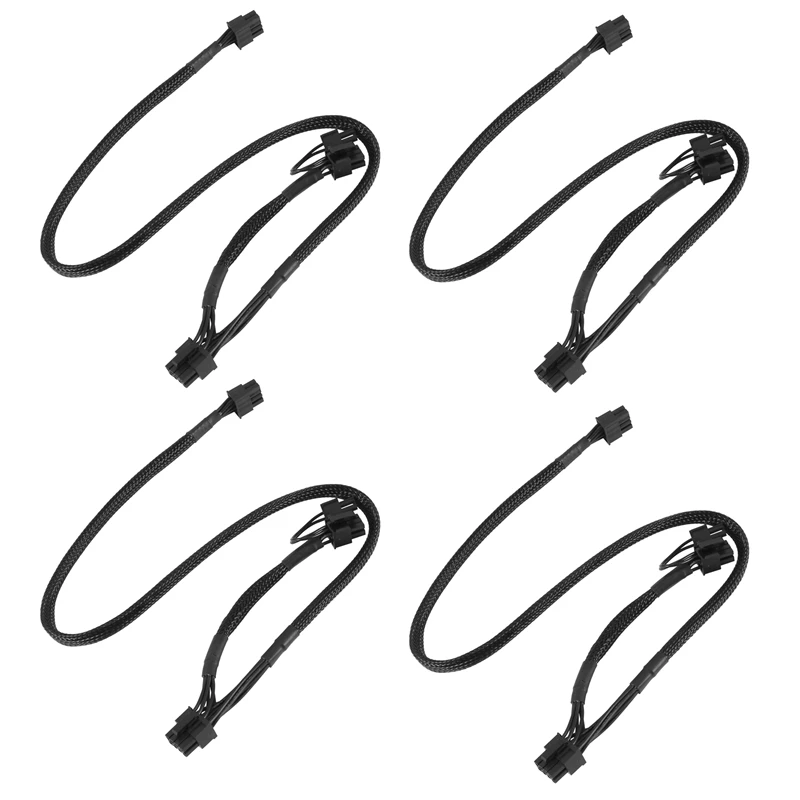 

4X PCI-E двойной 8-контактный до 8-контактный (6 + 2-контактный) модульный кабель питания для Corsair RM1000X RM550X 650X 750X 850X